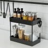 2 Tier Multi-Purpose Under Sink Organizer Shelf Storage Rack for Bathroom and Kitchen