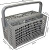 2 in 1 Universal Dishwasher Cutlery Basket (24 x 13 x 13 cm)