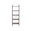 5 Tiers A-shaped Ladder Storage Shelf, Rustic, Brown