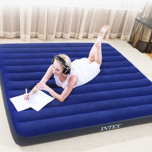 INTEX TWIN DURA-BEAM COMFORT-PLUSH AIRBED WITH BIP