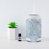 activiva 260ml Metal Essential Oil and Aroma Diffuser – White