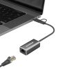 2-in-1 USB 3.1 Gigabit LAN Adapter with USB-C Converter