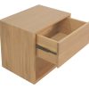 Oscar 1 Drawer Bedside Table (Natural)