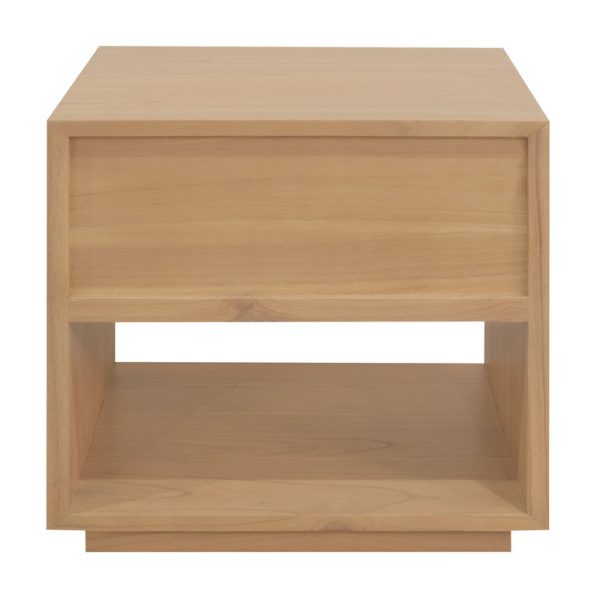 Oscar 1 Drawer Bedside Table (Natural)