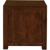 Amsterdam 2 Drawer Bedside Table (Mahogany)