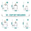 32 Cups Vacuum Cupping Set Massage Kit Acupuncture Suction Massager Pain Relief