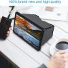 3D Mobile Phone Screen Magnifier 12″ HD Video Amplifier for Smartphone Stand