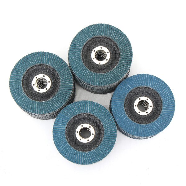 20PCS 5″ 125MM Angle Grinder Flap Sanding Disc 120 Grit Grinding Wheel