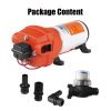 12V Marine Grade RV Water High Pressure Pump Caravan Boat w/ Flow Filter SEAFLO