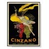 Wall Art 100cmx150cm Cinzano Black Frame Canvas