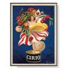 Wall Art 40cmx60cm Cirio By Leonetto Cappiello Black Frame Canvas