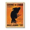 Wall Art 90cmx135cm Cognac de lAigle Gold Frame Canvas