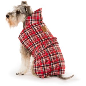 Tartan Red Dog Coat