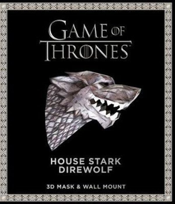 Game Of Thrones Mask And Wall Mount – House Stark Wolf