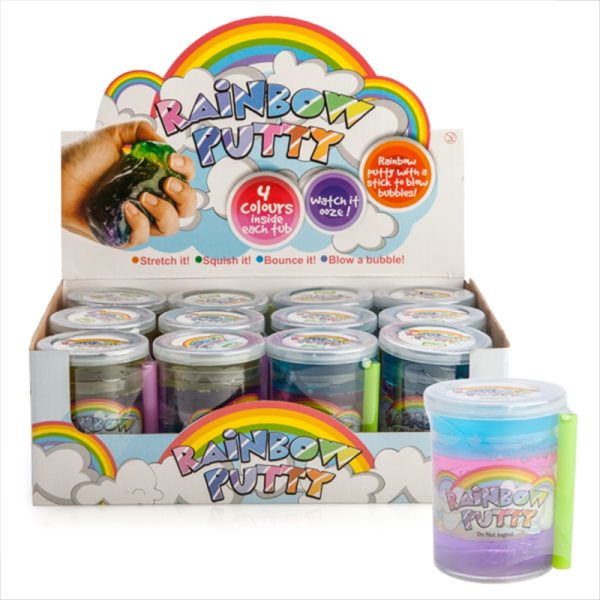 Rainbow Putty – Stress and Squish Toy