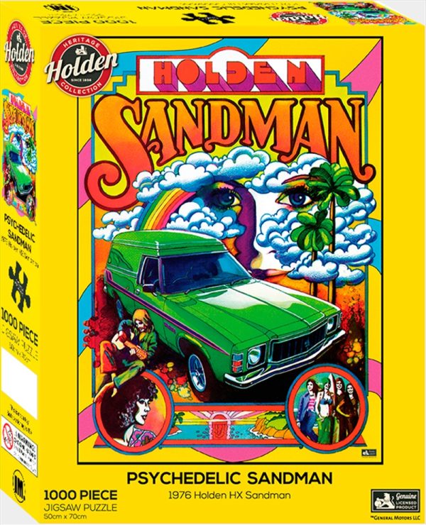 Holden 1000 Piece Puzzle – Psychedelic Panel Van Art