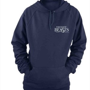 Fantastic Beasts Macusa Girls Hooded Pouch Sweat Womens Size 8 Hoodie