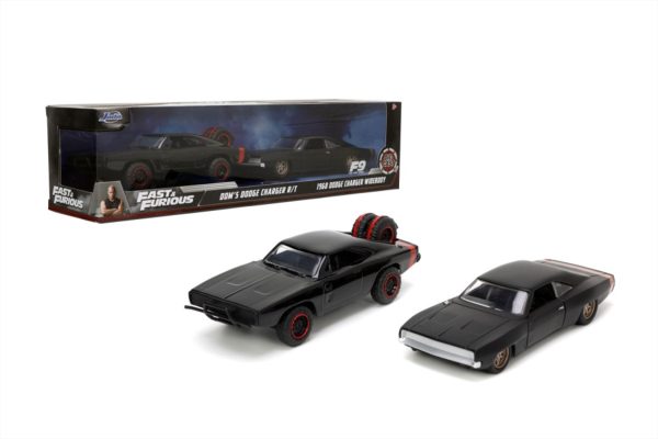 Fast & Furious – Dom’s F9 Charger & F7 Charger 1:32 Scale 2-Pack