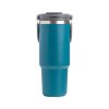 Stainless Steel Travel Mug with Leak-proof 2-in-1 Straw and Sip Lid, Vacuum Insulated Coffee Mug for Car, Office, Perfect Gifts, Keeps Liq – 600 ml, Blue