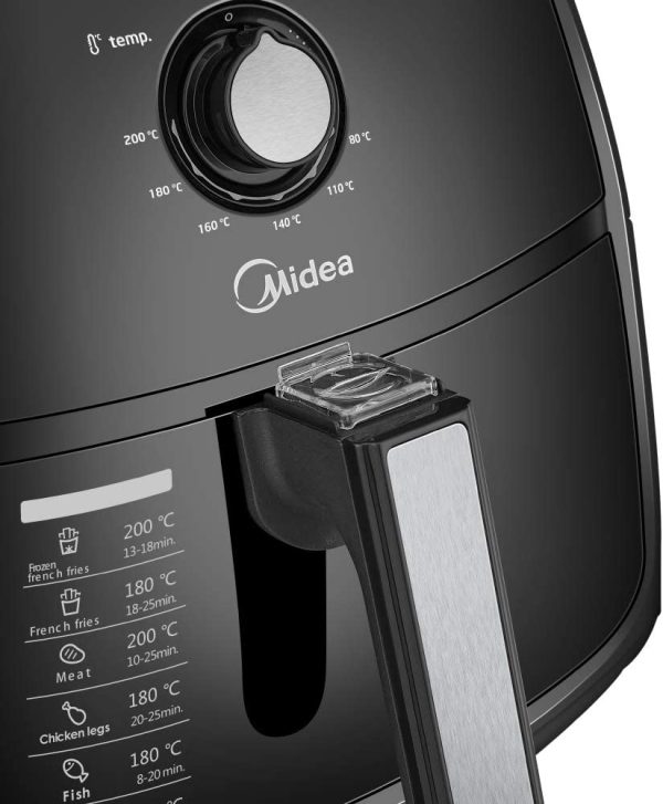 Midea 4L 1500W Multi-functional Air Fryer – Black