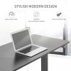 Sit To Stand Up Standing Desk, 140x60cm, 72-118cm Electric Height Adjustable, 70kg Rated Black/Black Frame