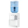 Polycool 22L Benchtop Water Cooler Dispenser, Instant Hot & Cold, with 7 Stage Filter Purifier System, White