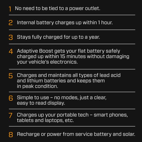 CTEK CS FREE Portable Battery Charger and Maintainer for Lead Acid and Lithium with Power Bank