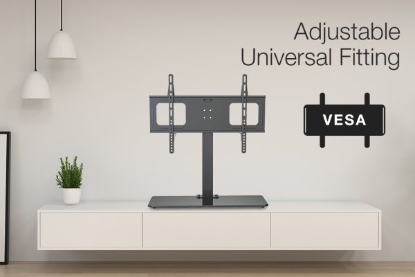 FORTIA TV Stand Mount 37-55 Inch Television Small Modern Universal Up to 55″