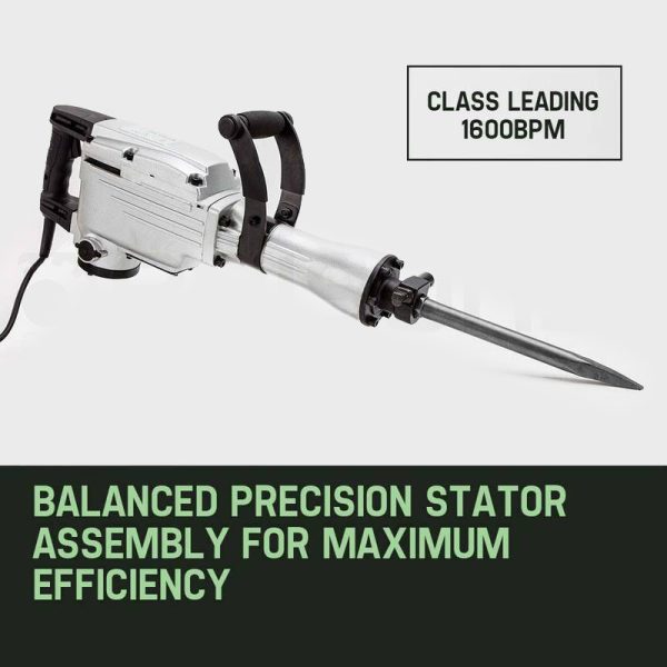 Baumr-AG 2200W JackHammer Commercial Grade Demolition Jack Hammer Concrete