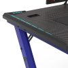 RGB Gaming Desk Y Shape Blue 140cm