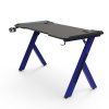 RGB Gaming Desk Y Shape Blue 140cm