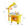 Wooden Kitchen Playset for Kids (Giraffe Shape Kitchen Set) EK-KP-102-MS