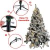 1.8m Christmas Tree with 250 LED Lights Warm White (Snowy) FS-TREE-09