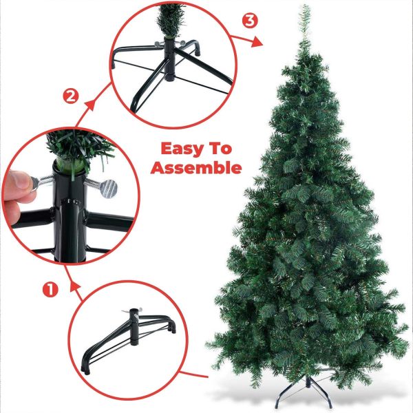 1.8m Christmas Tree with 250 LED Lights Warm White (Green) FS-TREE-08