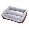 Pet Bed Square L Size (Coffee)