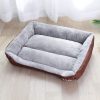 Pet Bed Square L Size (Coffee)