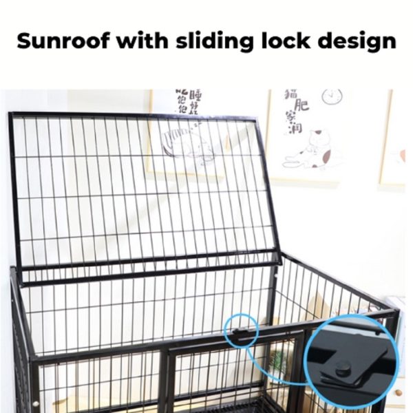 Dog Cage 32″ (with wheels)