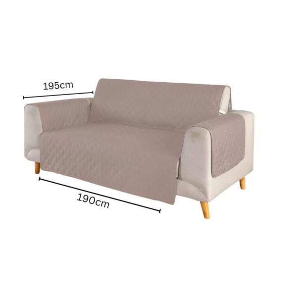 Pet Sofa Cover 3 Seat (Khaki) FI-PSC-108-SMT