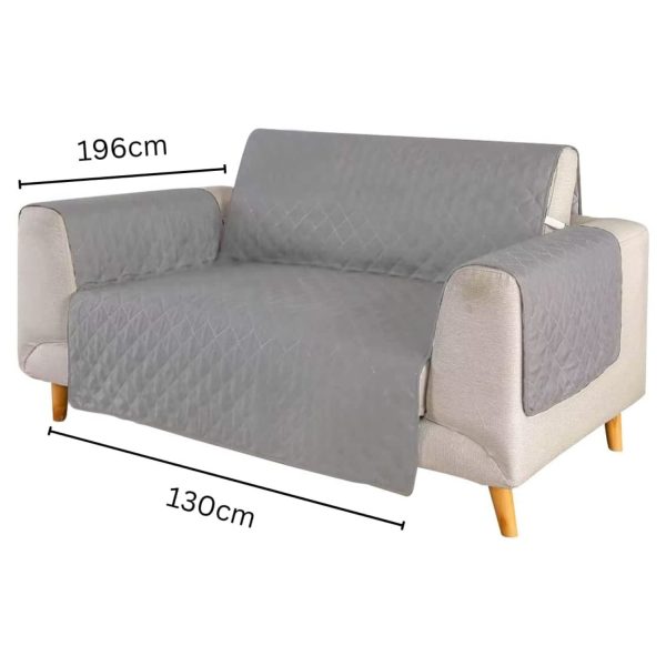 Pet Sofa Cover 2 Seat (Grey)