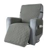 FLOOFI Pet Sofa Cover Recliner Chair with Pocket – S, Light Grey