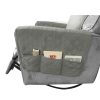 FLOOFI Pet Sofa Cover Recliner Chair with Pocket – S, Light Grey