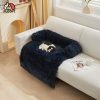 Pet Sofa Cover Soft with Bolster L Size (Dark Blue) FI-PSC-122-SMT