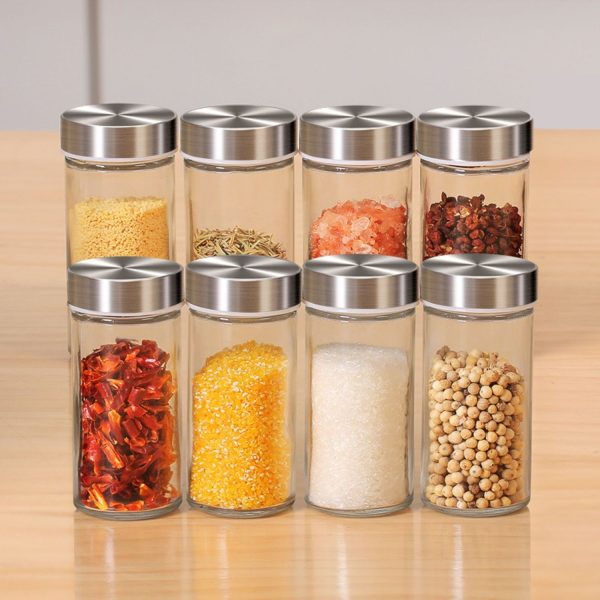 Rotating Spice Rack Organizer (20 Jars) with Label Sticker and Silicone Funnel