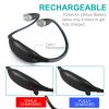 Adjustable LED Neck Reading Light in Black