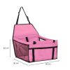 Cat Dog Pet Car Booster Seat Puppy Carrier Safety Protector Basket Red