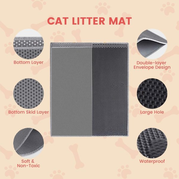 Litter Mat Bone Shape