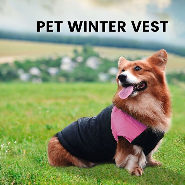 Pet Winter Vest (L Red)