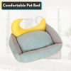 Pet Bed Moon Design (M Green)