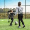 Set of 2 Portable Soccer Net 120cm Black