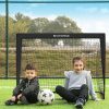 Set of 2 Portable Soccer Net 120cm Black